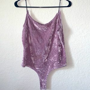 Lavender body suit